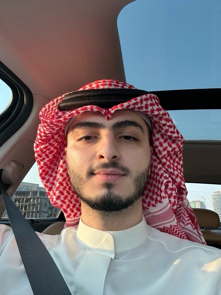 Zaid in a shemagh