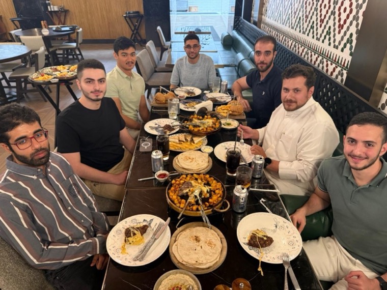 Dinner with friends
