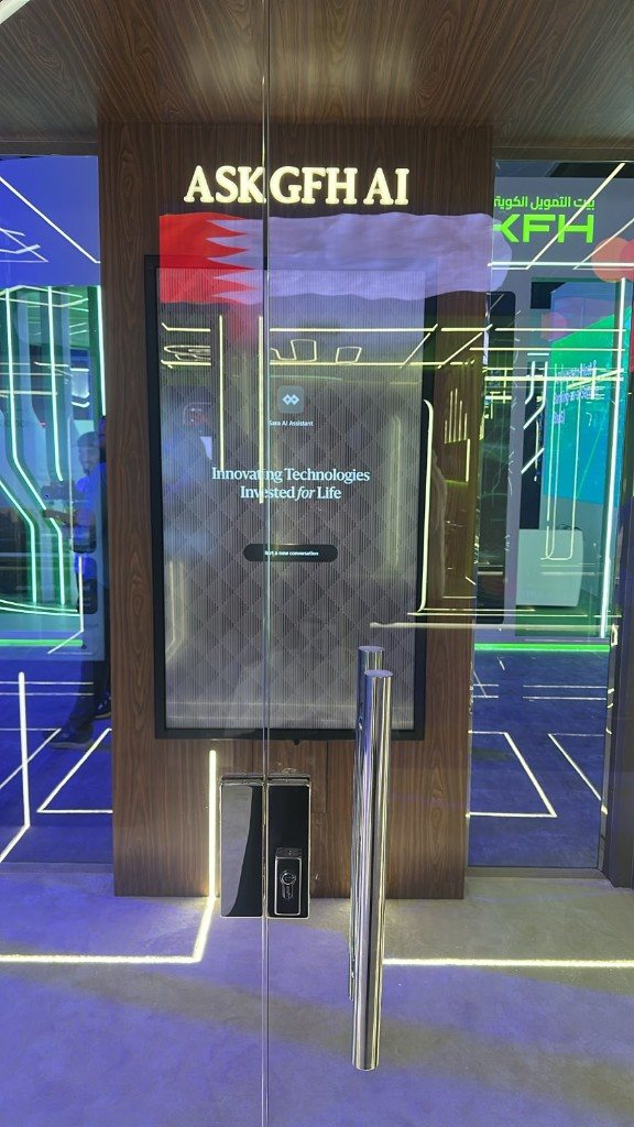 Ask GFH AI voice kiosk